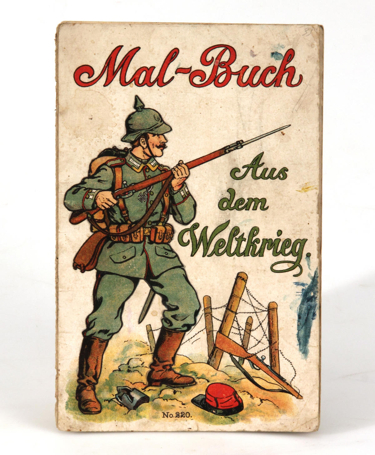 Malbuch aus dem Ersten Weltkrieg