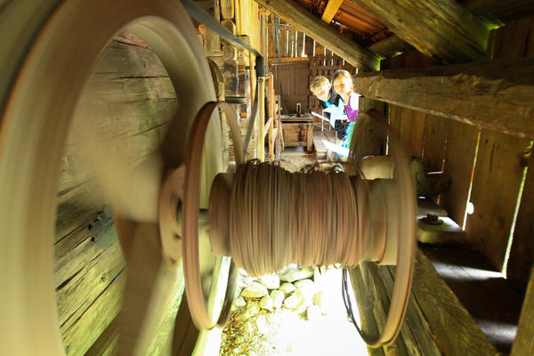 Technik in der Mühle aus Unterlandtal